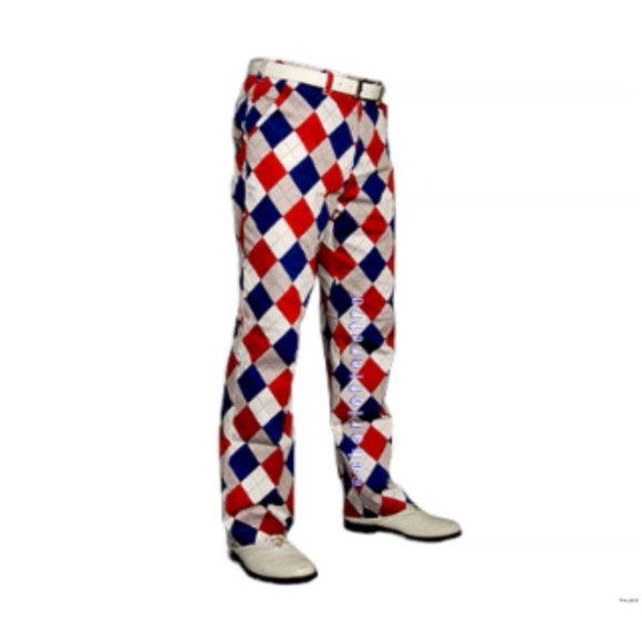 Loudmouth Other - Loudmouth Harlequin Golf Pants Diamond Dixie Print 40×32